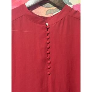 Nanette Nanette Lepore Crepe Sheer Long Sleeve NWT size Large Sleeve Elastic